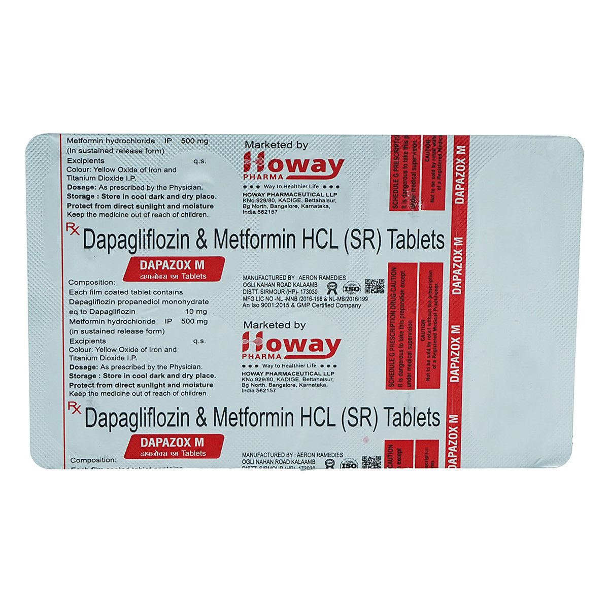 Dapazox M Tablet 10's, Pack of 10 TabletS Dapazox M Tablet 10's, Pack of 10 TabletS