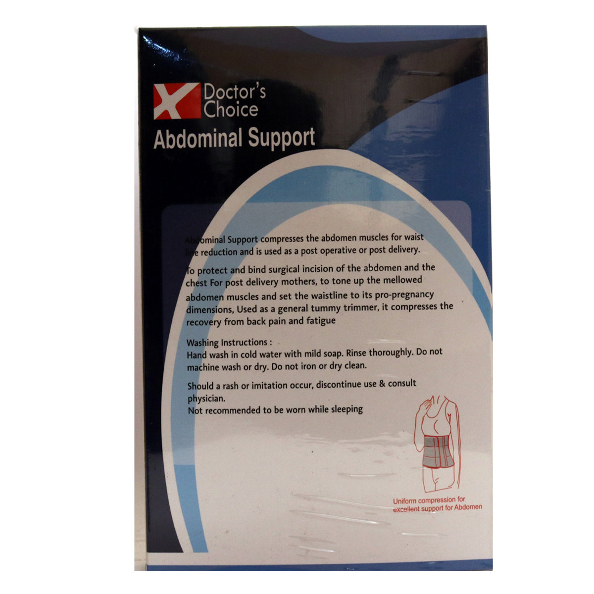 Doctor's Choice Abdominal Support Medium, 1 Count, Pack of 1 Doctor's Choice Abdominal Support Medium, 1 Count, Pack of 1