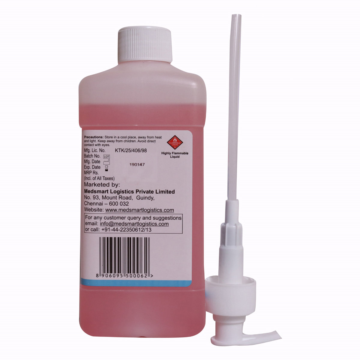 Doctor's Choice Cutarub-Chg, 500 ml Pump Bottle, Pack of 1 Doctor's Choice Cutarub-Chg, 500 ml Pump Bottle, Pack of 1