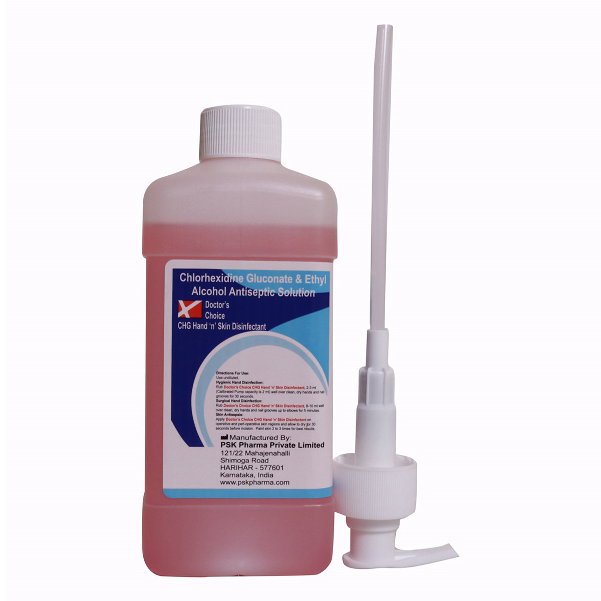 Doctor's Choice Cutarub-Chg, 500 ml Pump Bottle, Pack of 1 Doctor's Choice Cutarub-Chg, 500 ml Pump Bottle, Pack of 1