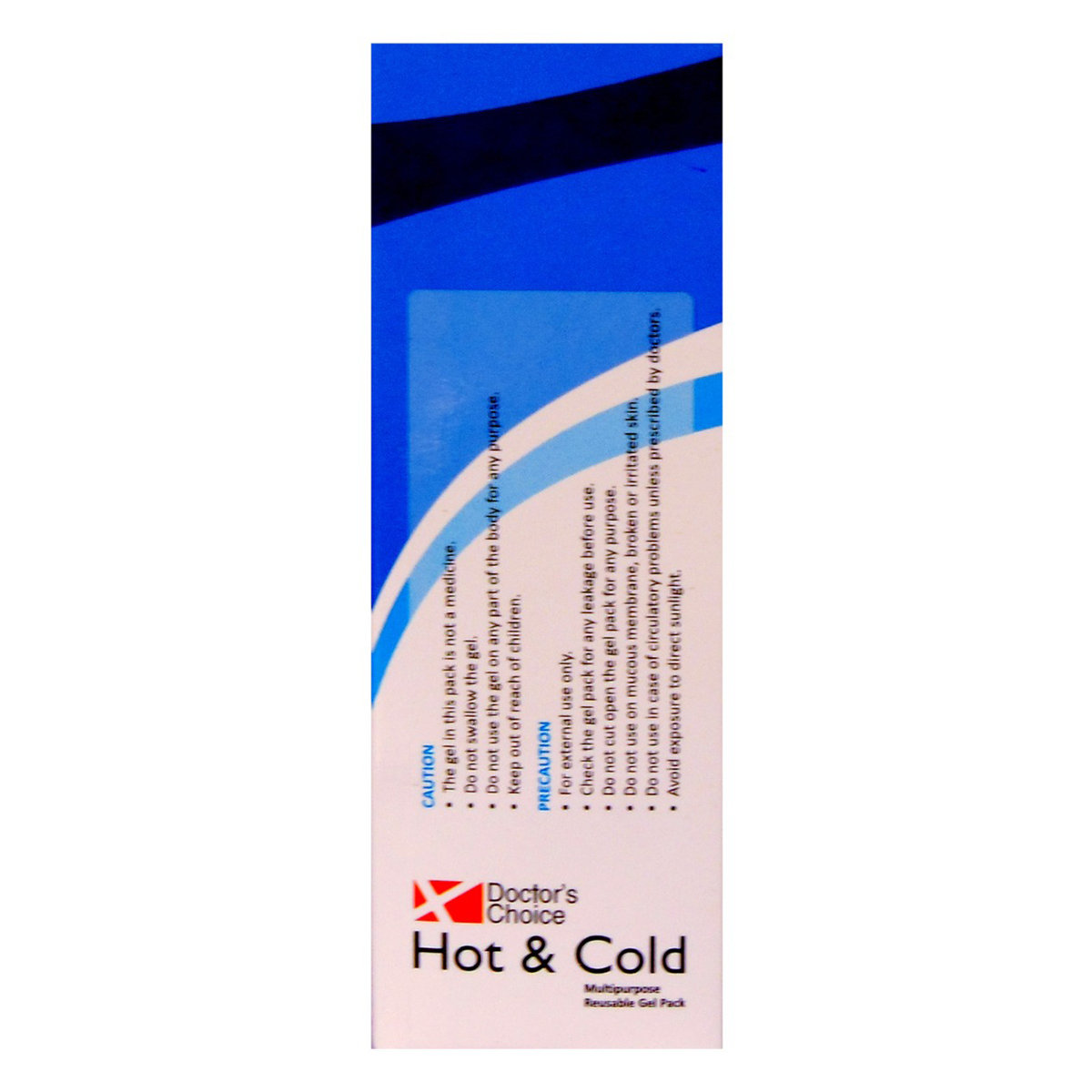 Doctor's Choice Hot & Cold Gel Pack Medium, 1 Count, Pack of 1 Doctor's Choice Hot & Cold Gel Pack Medium, 1 Count, Pack of 1