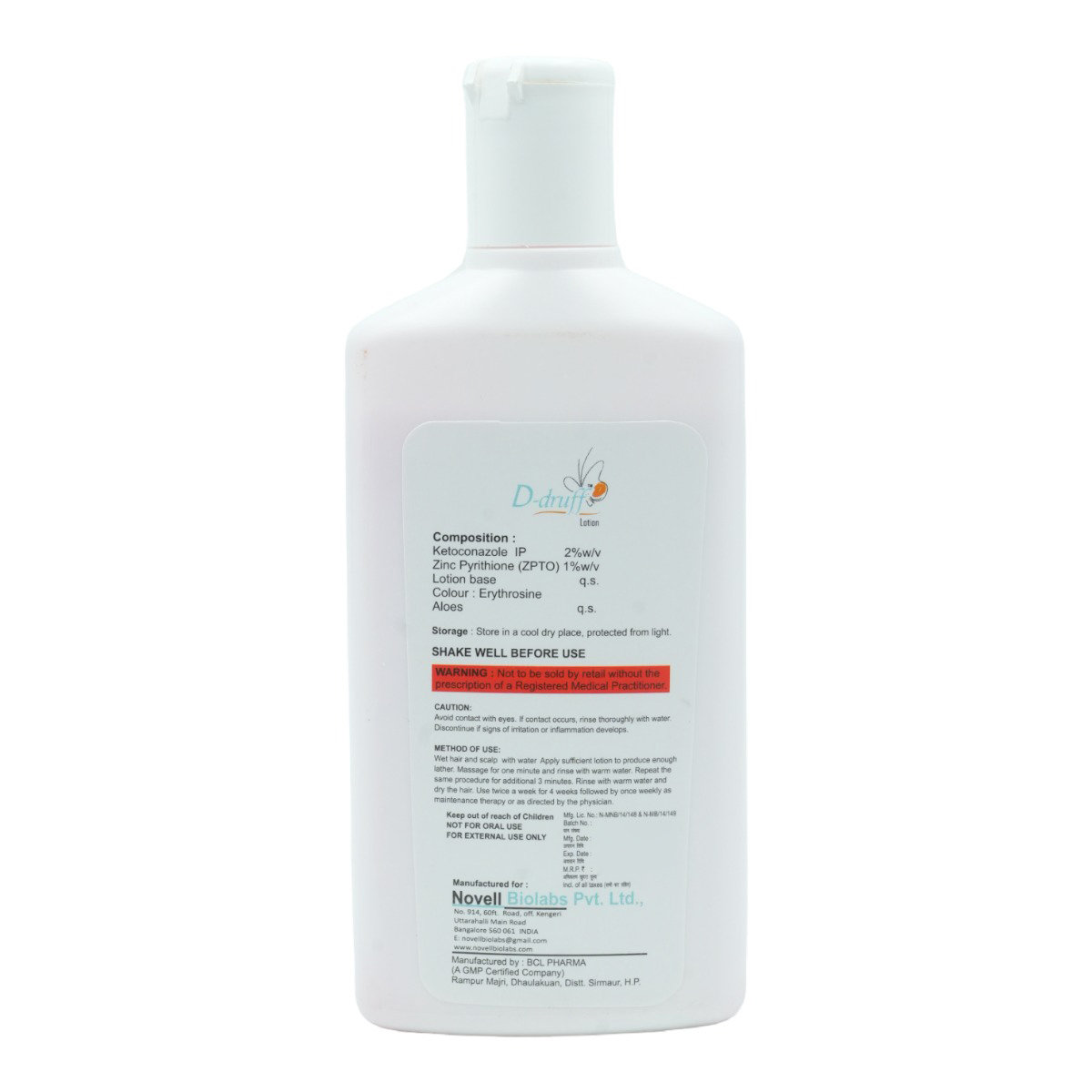 D Druff Lotion 120 ml, Pack of 1 Lotion D Druff Lotion 120 ml, Pack of 1 Lotion