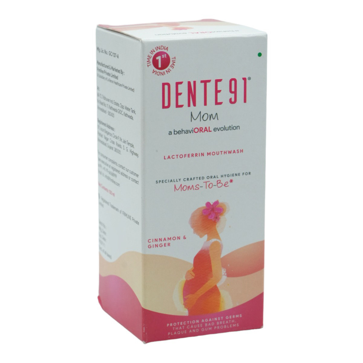 Dente 91 Mom Mouth Wash 150 ml, Pack of 1 Dente 91 Mom Mouth Wash 150 ml, Pack of 1