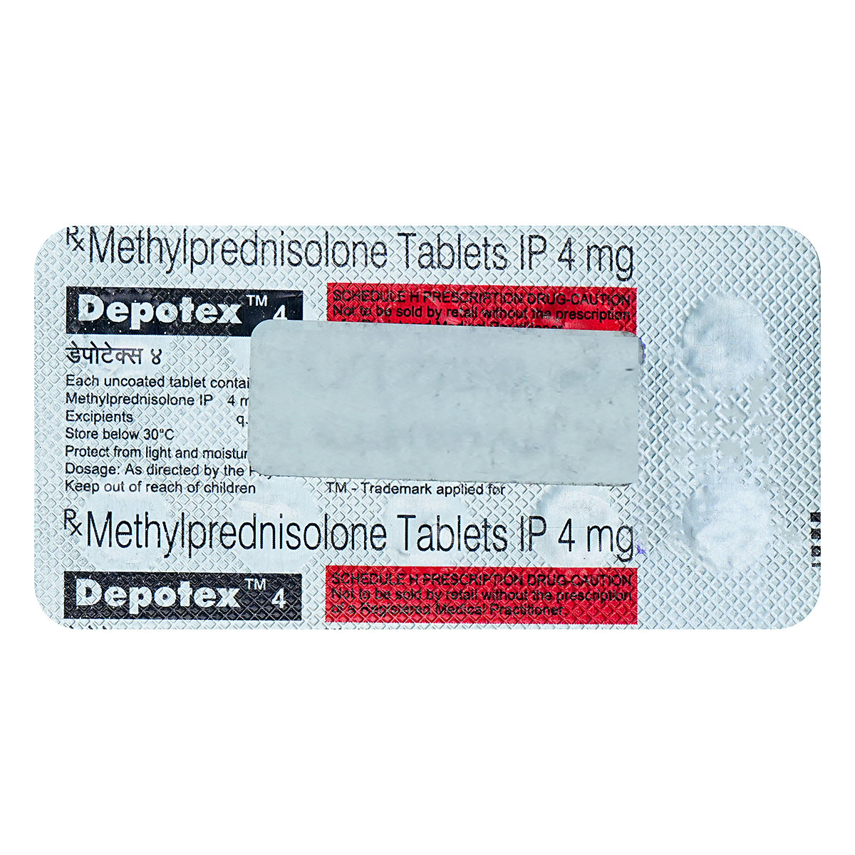 Depotex 4 mg Tablet 10's, Pack of 10 TABLETS Depotex 4 mg Tablet 10's, Pack of 10 TABLETS
