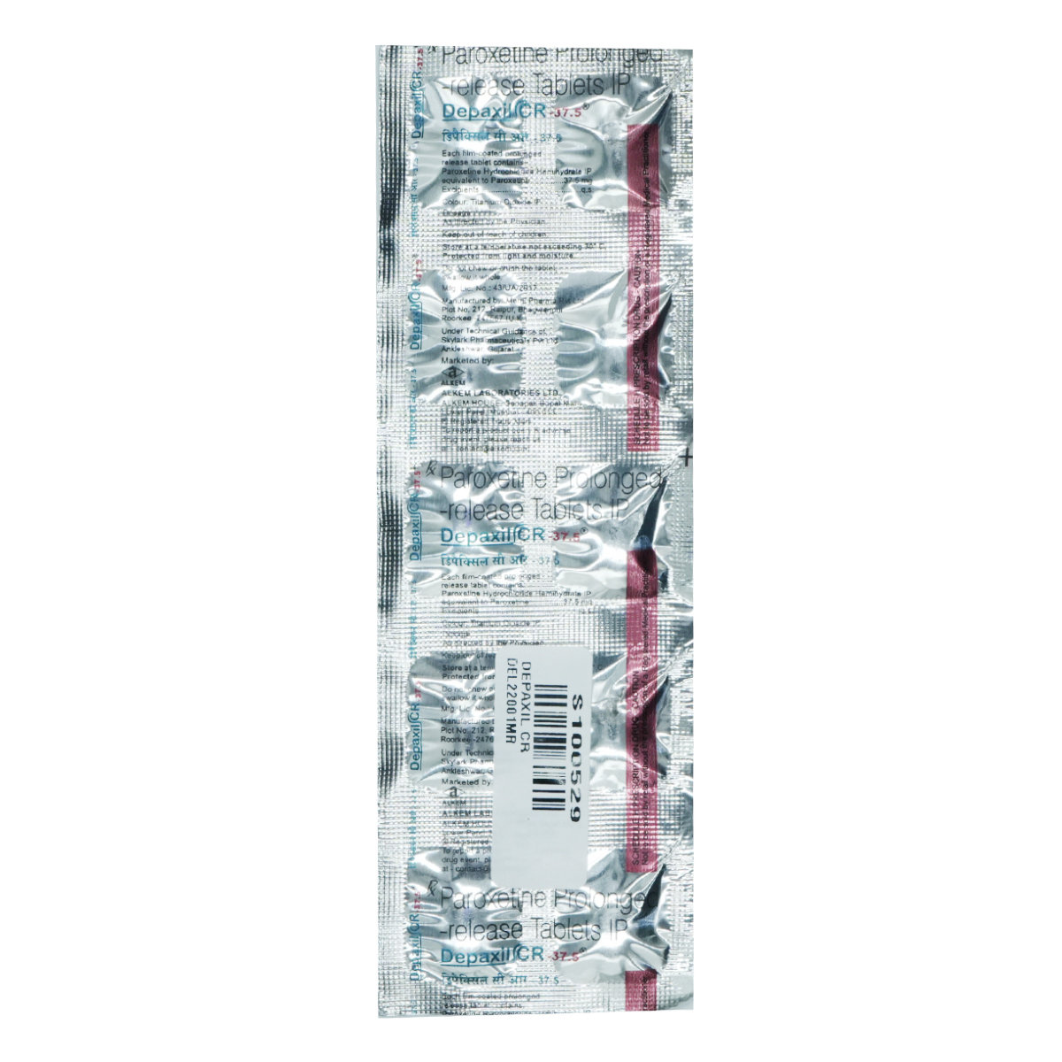 Depaxil CR 37.5 Tablet 10's, Pack of 10 TABLETS Depaxil CR 37.5 Tablet 10's, Pack of 10 TABLETS