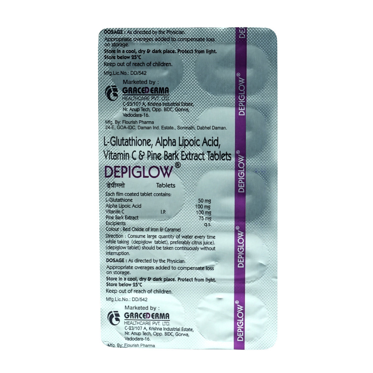 Depiglow Tablet 10's, Pack of 10 Depiglow Tablet 10's, Pack of 10