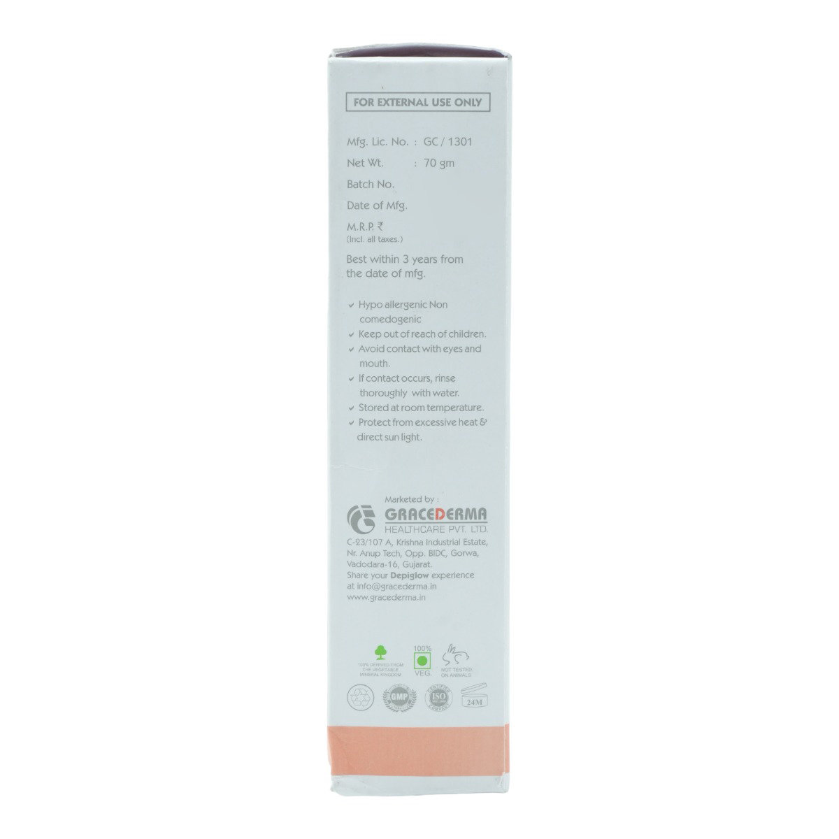 Depiglow Face Wash 70 gm, Pack of 1 Depiglow Face Wash 70 gm, Pack of 1