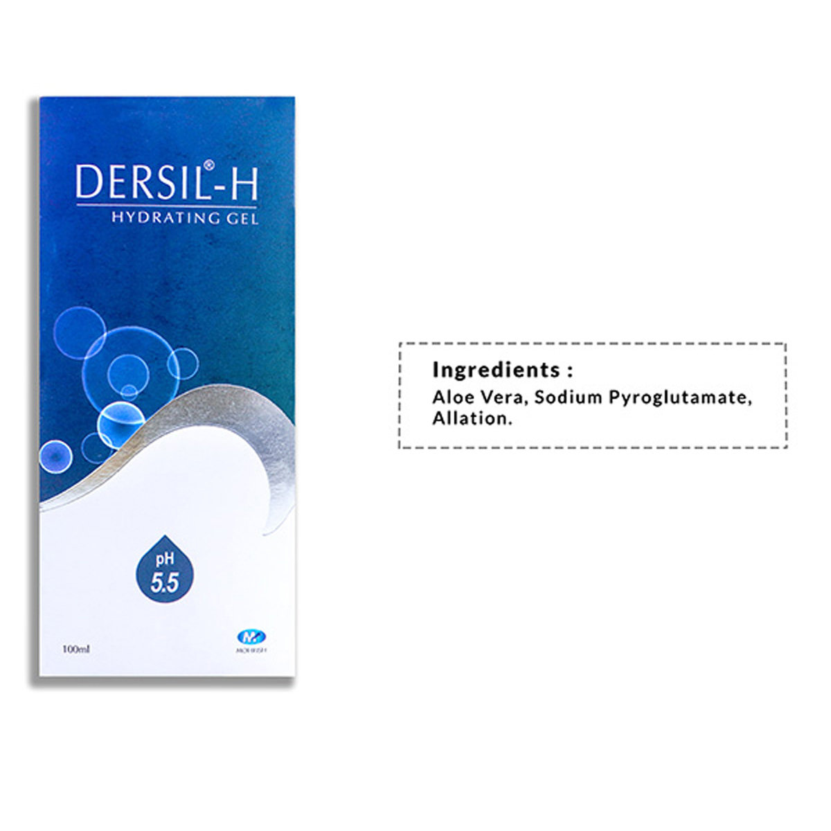 Dersil-H Hydrating Gel 100 ml | pH 5.5 | Skin Hydration, Pack of 1 Dersil-H Hydrating Gel 100 ml | pH 5.5 | Skin Hydration, Pack of 1