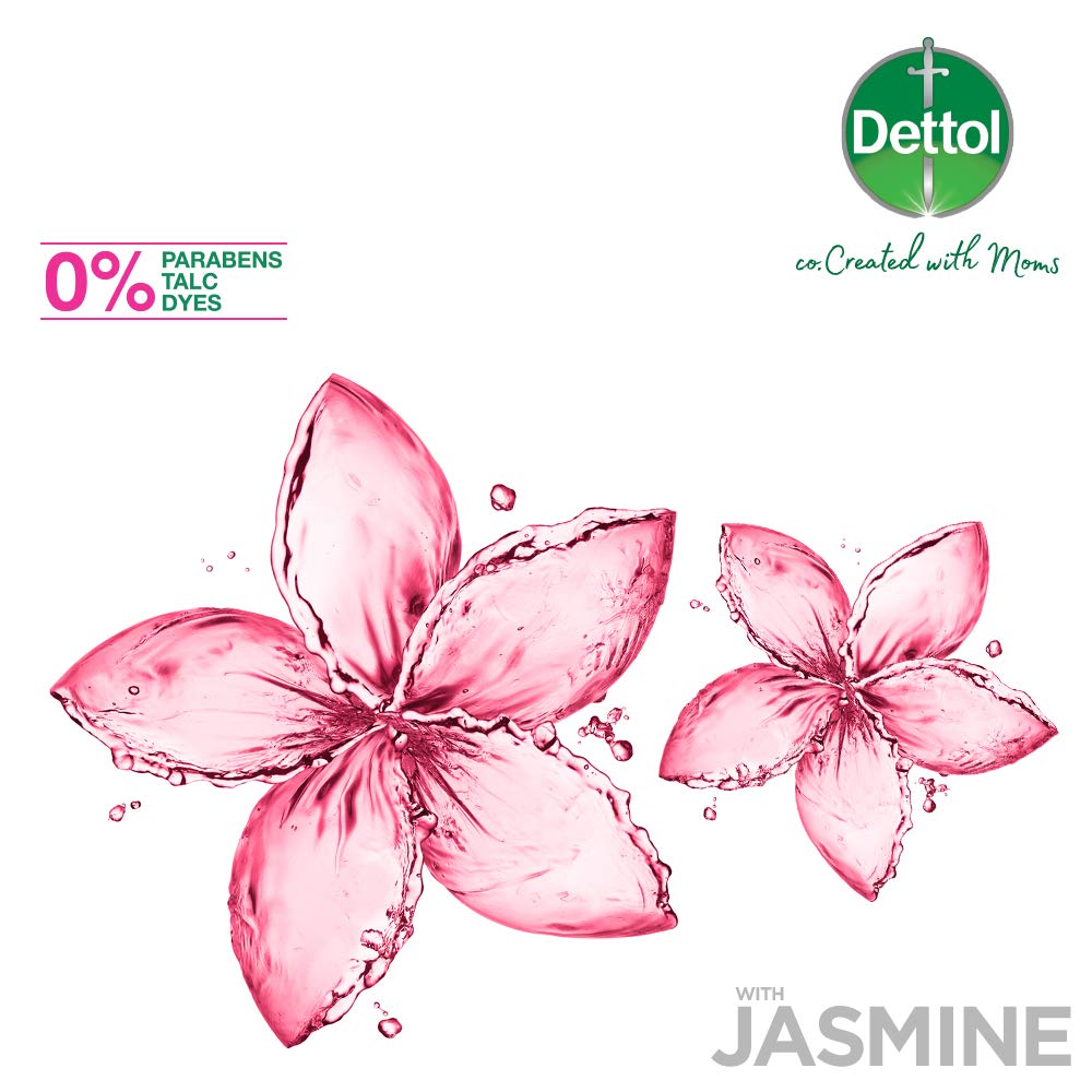 Dettol Jasmine Soap, 75 gm (Buy 4, Get 1 Free), Pack of 1 Dettol Jasmine Soap, 75 gm (Buy 4, Get 1 Free), Pack of 1