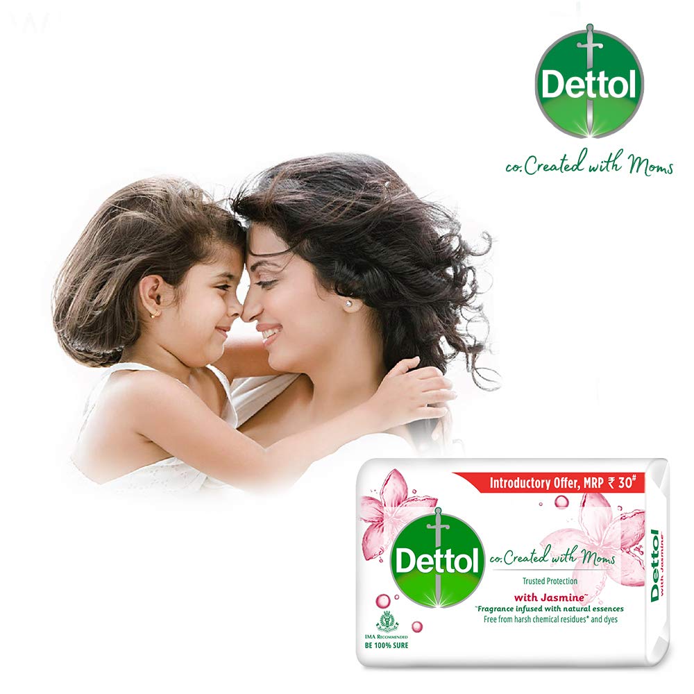 Dettol Jasmine Soap, 75 gm (Buy 4, Get 1 Free), Pack of 1 Dettol Jasmine Soap, 75 gm (Buy 4, Get 1 Free), Pack of 1