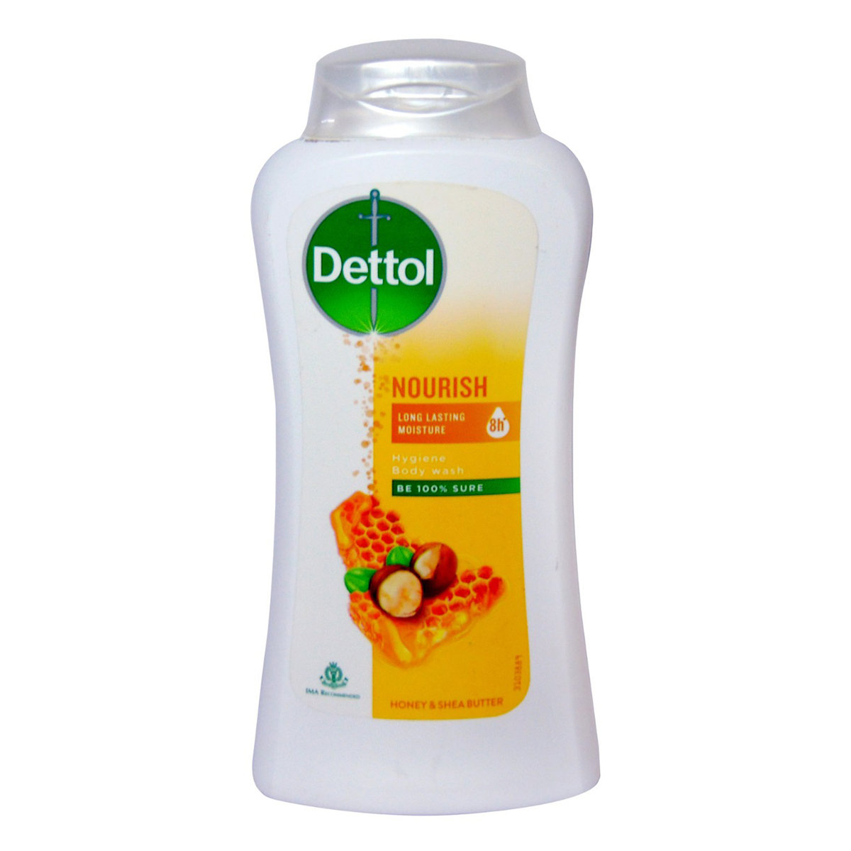 Dettol Nourish Body Wash 250 ml | Honey & Shea Butter | Germ Protection With Honey & Shea Butter Fragrance | Long Lasting Moisturization Upto 8 Hrs | Soap Free Formula | pH Balanced | IMA Recomened, Pack of 1 Dettol Nourish Body Wash 250 ml | Honey & Shea Butter | Germ Protection With Honey & Shea Butter Fragrance | Long Lasting Moisturization Upto 8 Hrs | Soap Free Formula | pH Balanced | IMA Recomened, Pack of 1