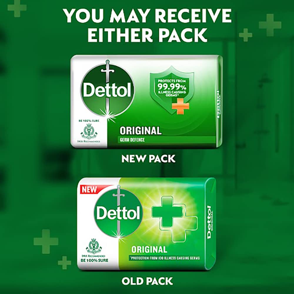 Dettol Original Soap, 500 gm (4 x 125 gm), Pack of 1 Dettol Original Soap, 500 gm (4 x 125 gm), Pack of 1