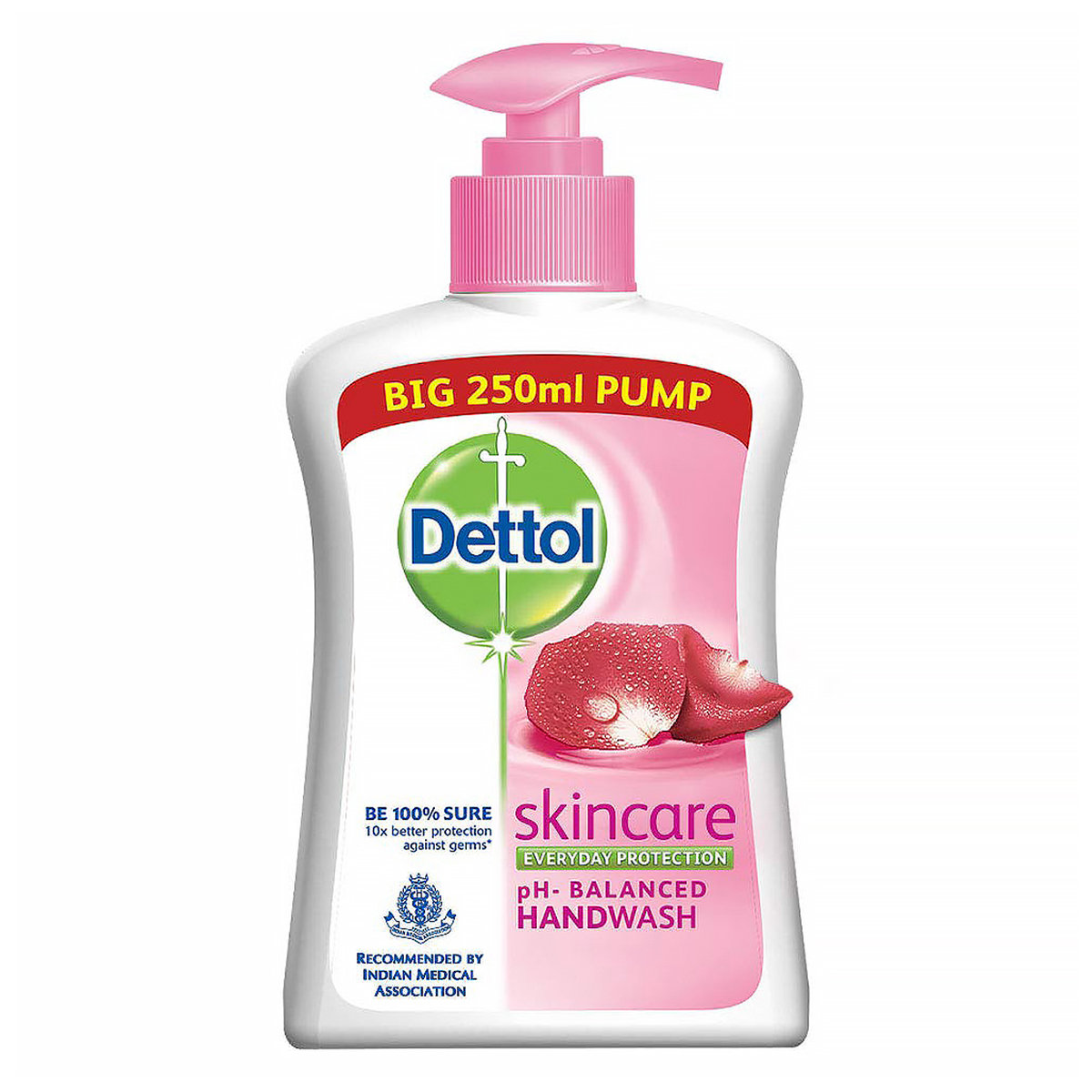 Dettol Skin Care Liquid Hand Wash 250 ml | pH Balancced | 10X Better Germ Protection | Everyday Protection | IMA Recommended, Pack of 1 Dettol Skin Care Liquid Hand Wash 250 ml | pH Balancced | 10X Better Germ Protection | Everyday Protection | IMA Recommended, Pack of 1