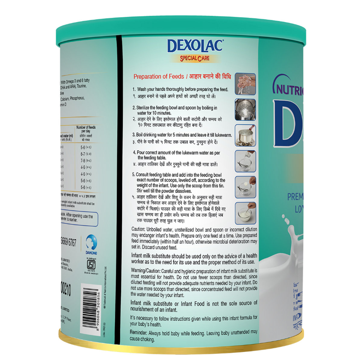 Dexolac Special Care Infant Formula Powder for Premature Baby (Born Before 37 Weeks), 400 gm Tin, Pack of 1 Dexolac Special Care Infant Formula Powder for Premature Baby (Born Before 37 Weeks), 400 gm Tin, Pack of 1