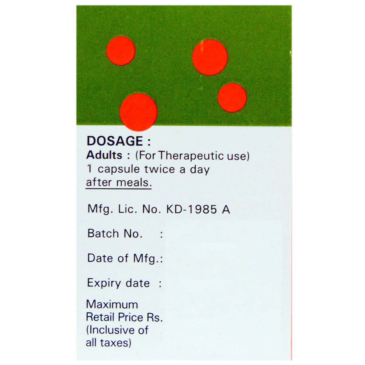 Dexorange Capsule 30's, Pack of 1 CAPSULE Dexorange Capsule 30's, Pack of 1 CAPSULE