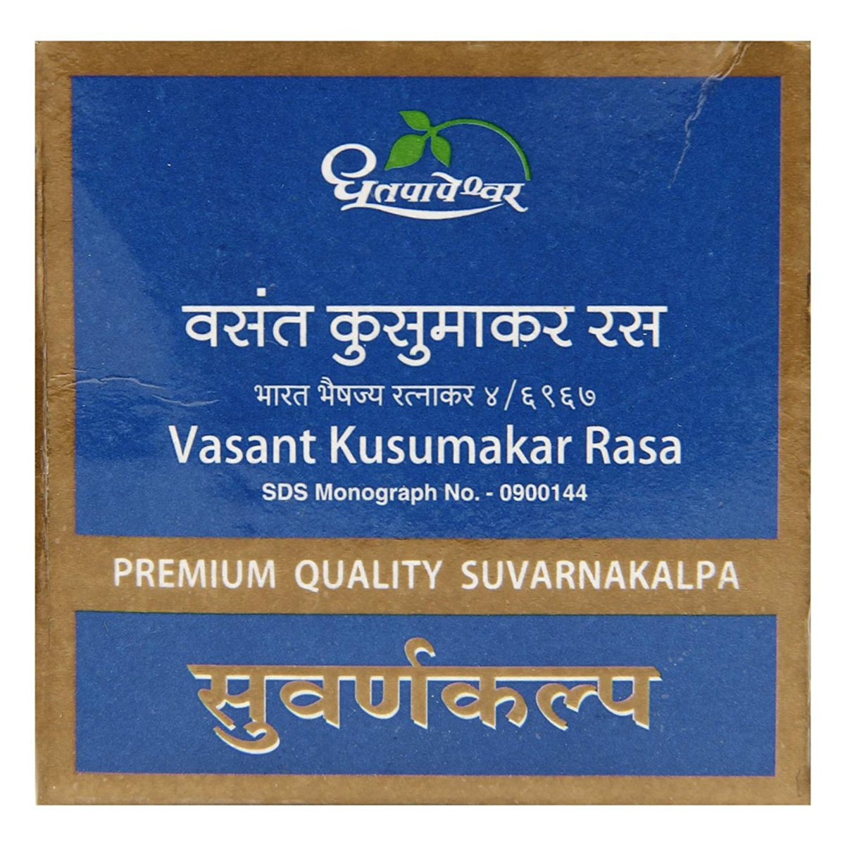 Dhootapapeshwar Premium Vasant Kusumakar Rasa, 10 Tablets, Pack of 1 Dhootapapeshwar Premium Vasant Kusumakar Rasa, 10 Tablets, Pack of 1