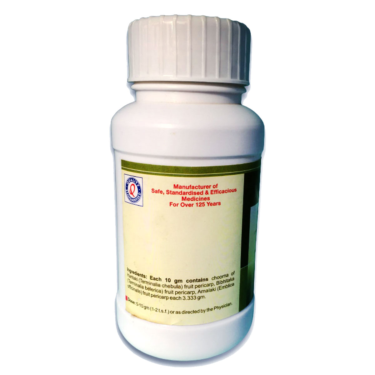 Dhootapapeshwar Triphala Choorna, 120 gm, Pack of 1 Dhootapapeshwar Triphala Choorna, 120 gm, Pack of 1