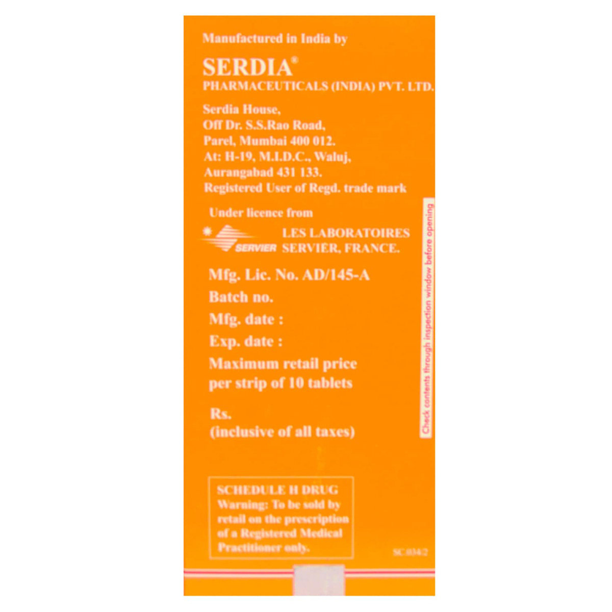 Diamicron MR Tablet 10's, Pack of 10 TABLETS Diamicron MR Tablet 10's, Pack of 10 TABLETS