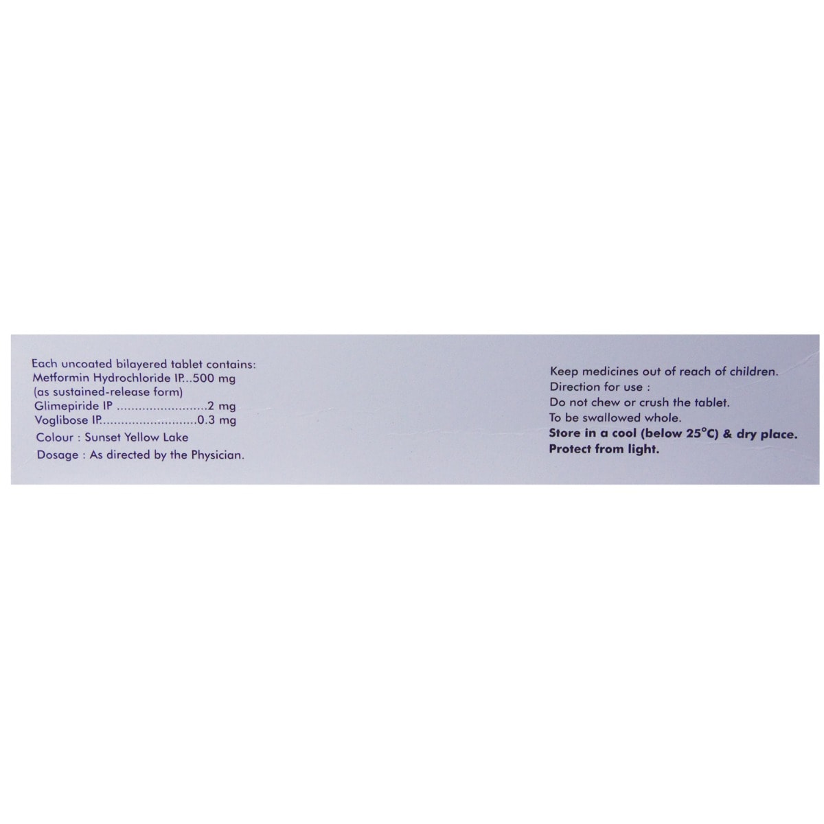 Diapride M2 HV Tablet 15's, Pack of 15 TABLETS Diapride M2 HV Tablet 15's, Pack of 15 TABLETS