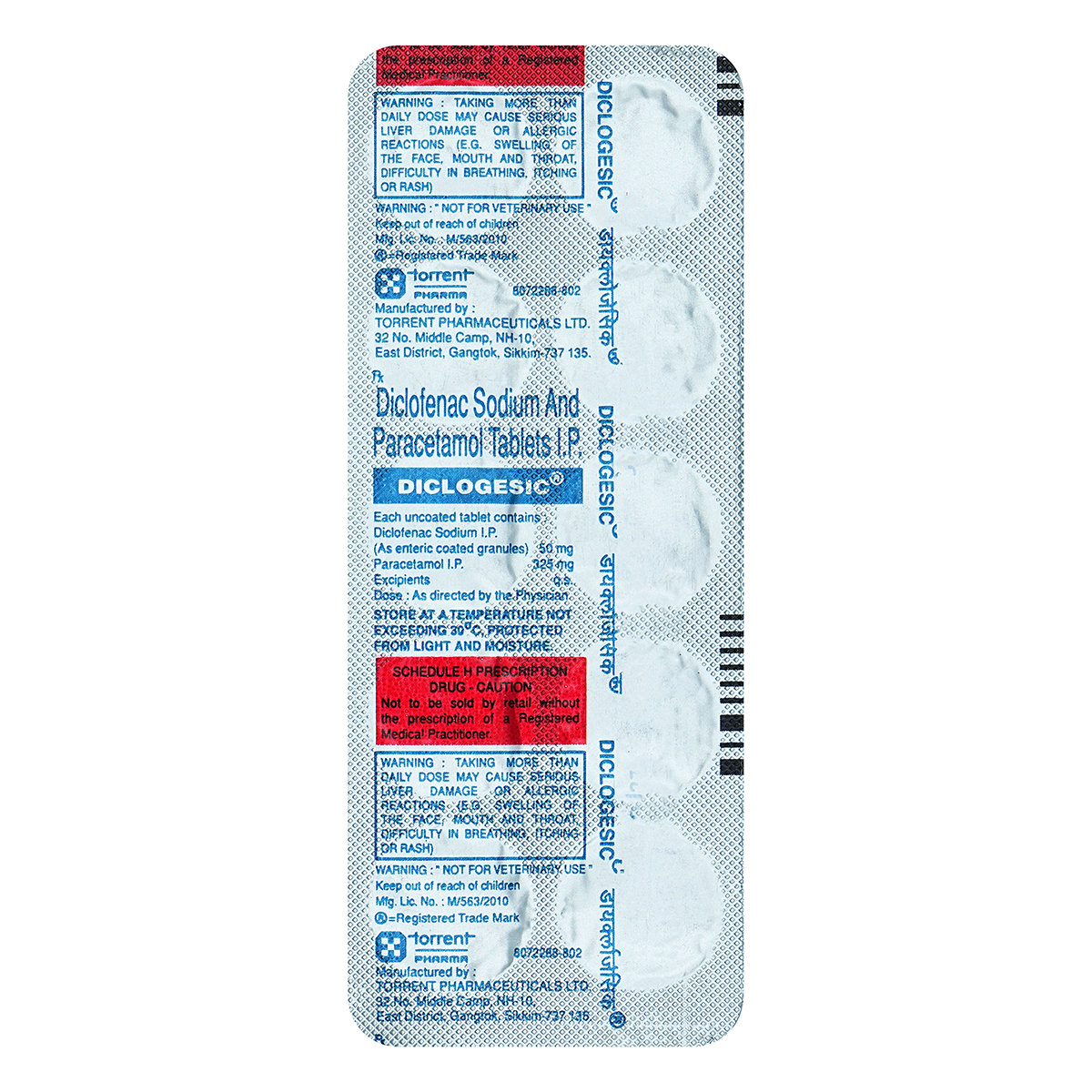Diclogesic Tablet 10's, Pack of 10 TABLETS Diclogesic Tablet 10's, Pack of 10 TABLETS
