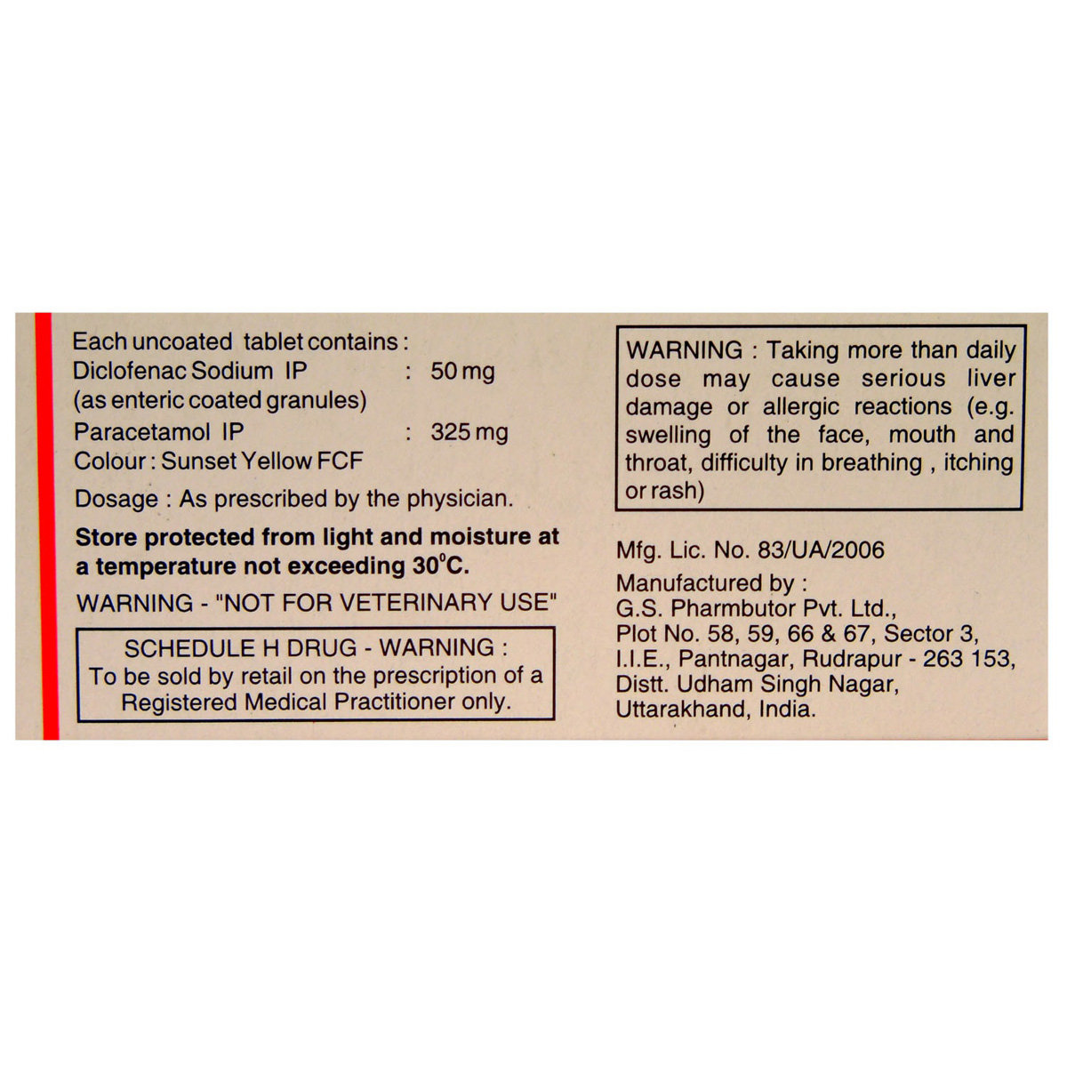 Diclomol Tablet 10's, Pack of 10 TABLETS Diclomol Tablet 10's, Pack of 10 TABLETS