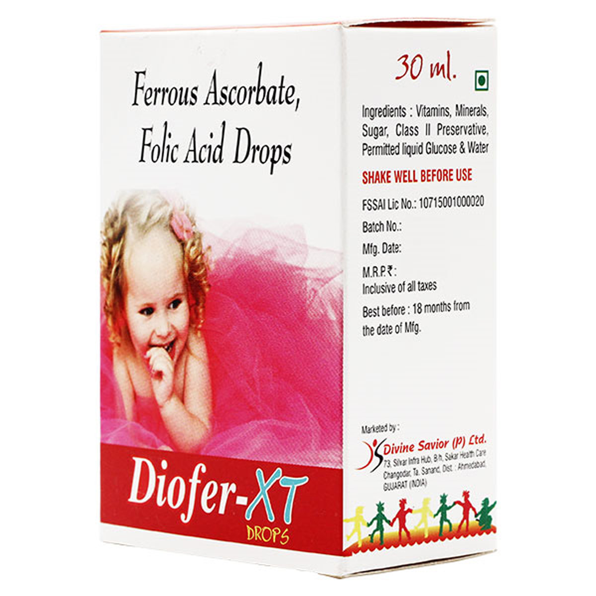 Diofer-XT Drops 30 ml, Pack of 1 ORAL DROPS Diofer-XT Drops 30 ml, Pack of 1 ORAL DROPS