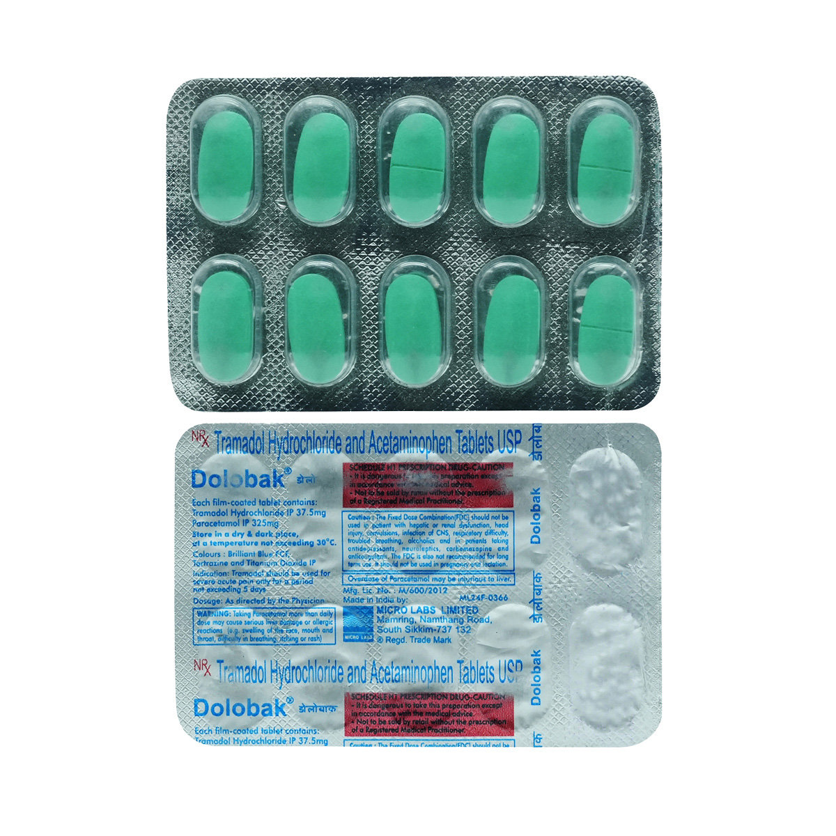 Dolobak Tablet 10's, Pack of 10 Dolobak Tablet 10's, Pack of 10