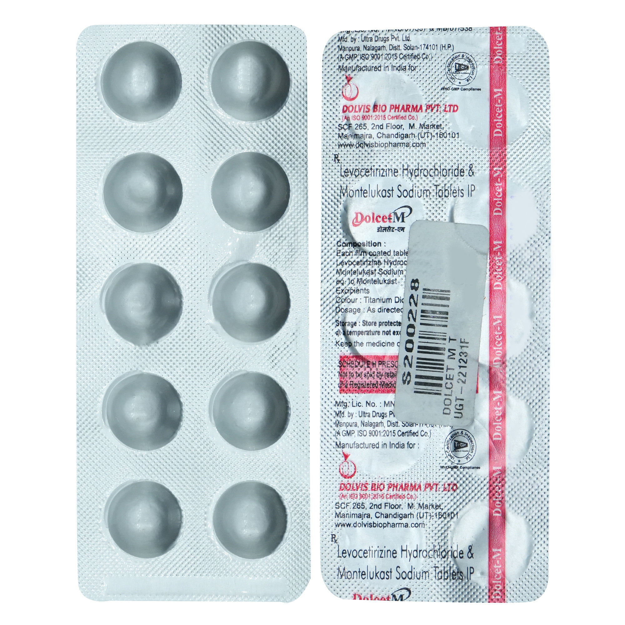 Dolcet M Tablet 10's, Pack of 10 TABLETS Dolcet M Tablet 10's, Pack of 10 TABLETS