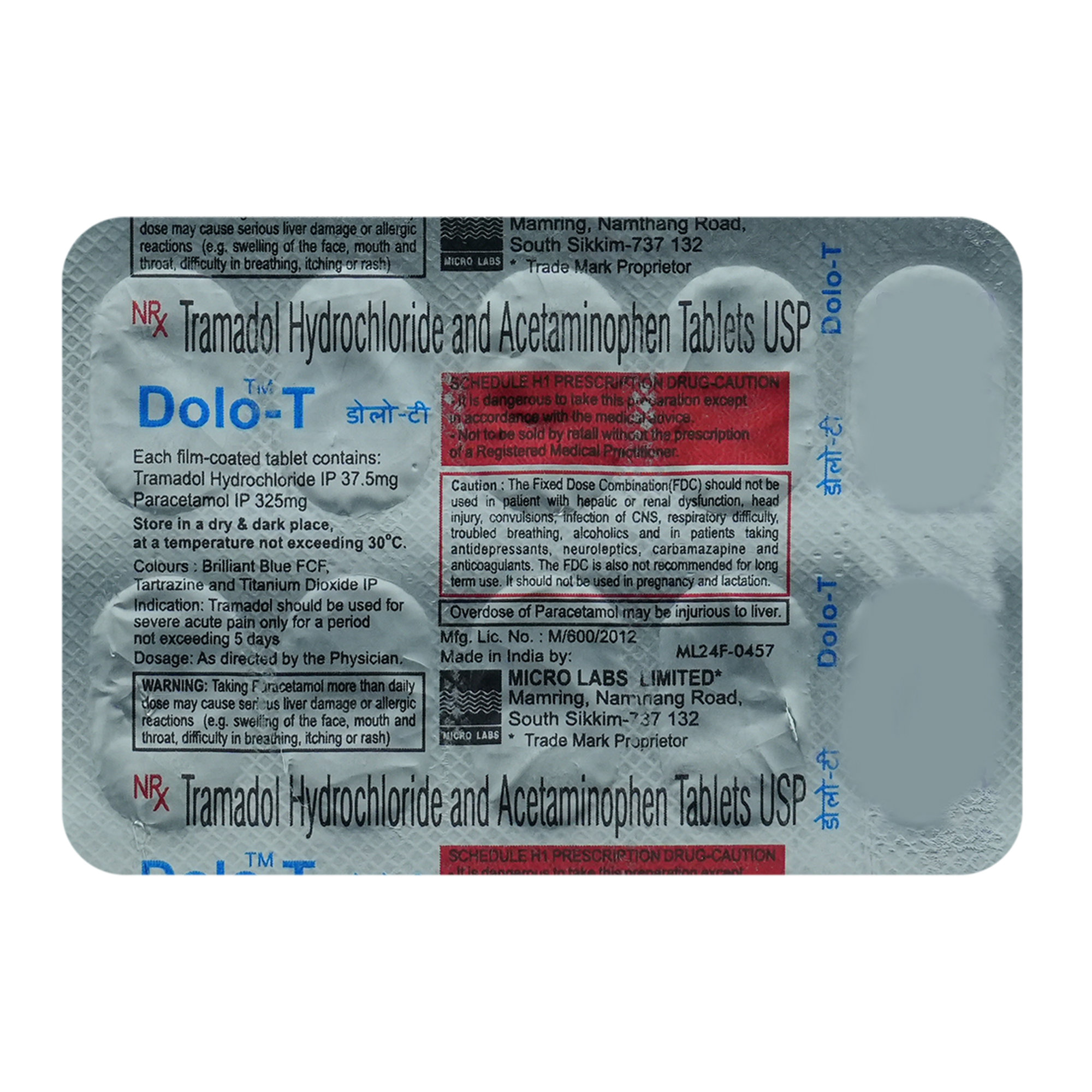 Dolo-T Tablet 10's, Pack of 10 Dolo-T Tablet 10's, Pack of 10