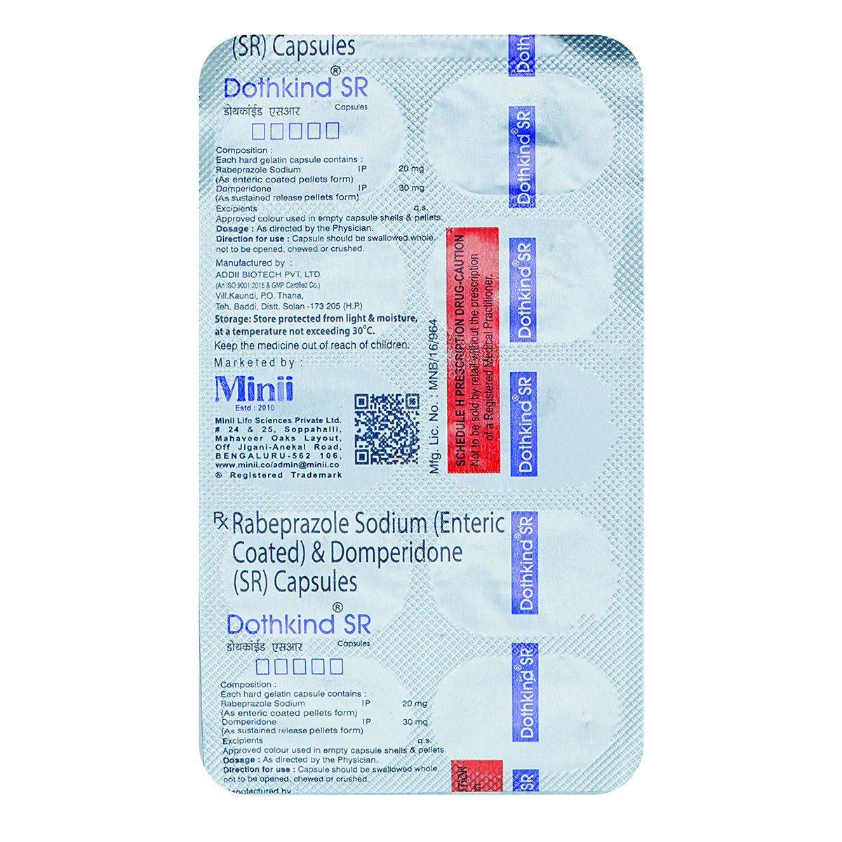 Dothkind SR Capsule 10's, Pack of 10 Dothkind SR Capsule 10's, Pack of 10