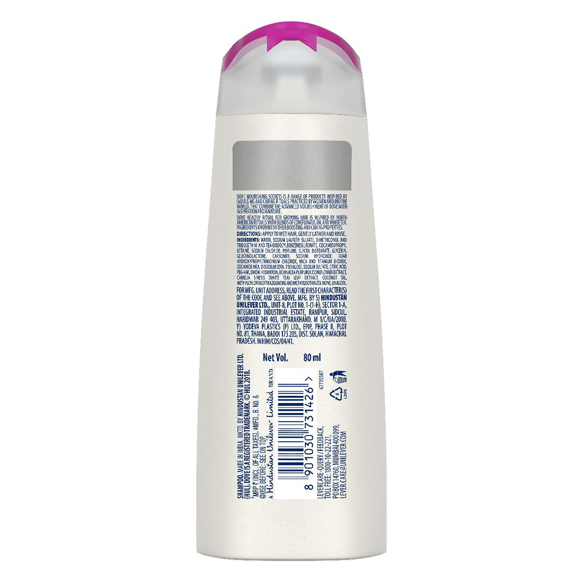 Dove Healthy Ritual for Strengthening Hair Shampoo, 80 ml, Pack of 1 Dove Healthy Ritual for Strengthening Hair Shampoo, 80 ml, Pack of 1