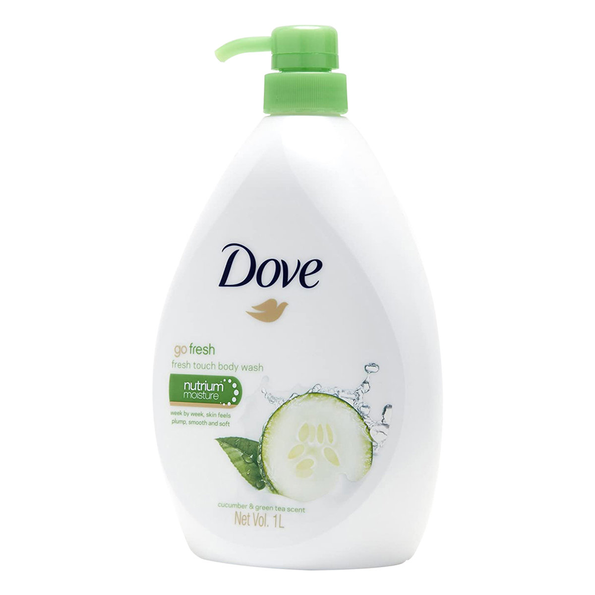 Dove Go Fresh Fresh Touch Body Wash 1 Litre | With Cucumber & Green Scent | Nutrium Moisture | Deep Nourishment | Keep Skin Fresh & Hydrated, Pack of 1 Dove Go Fresh Fresh Touch Body Wash 1 Litre | With Cucumber & Green Scent | Nutrium Moisture | Deep Nourishment | Keep Skin Fresh & Hydrated, Pack of 1