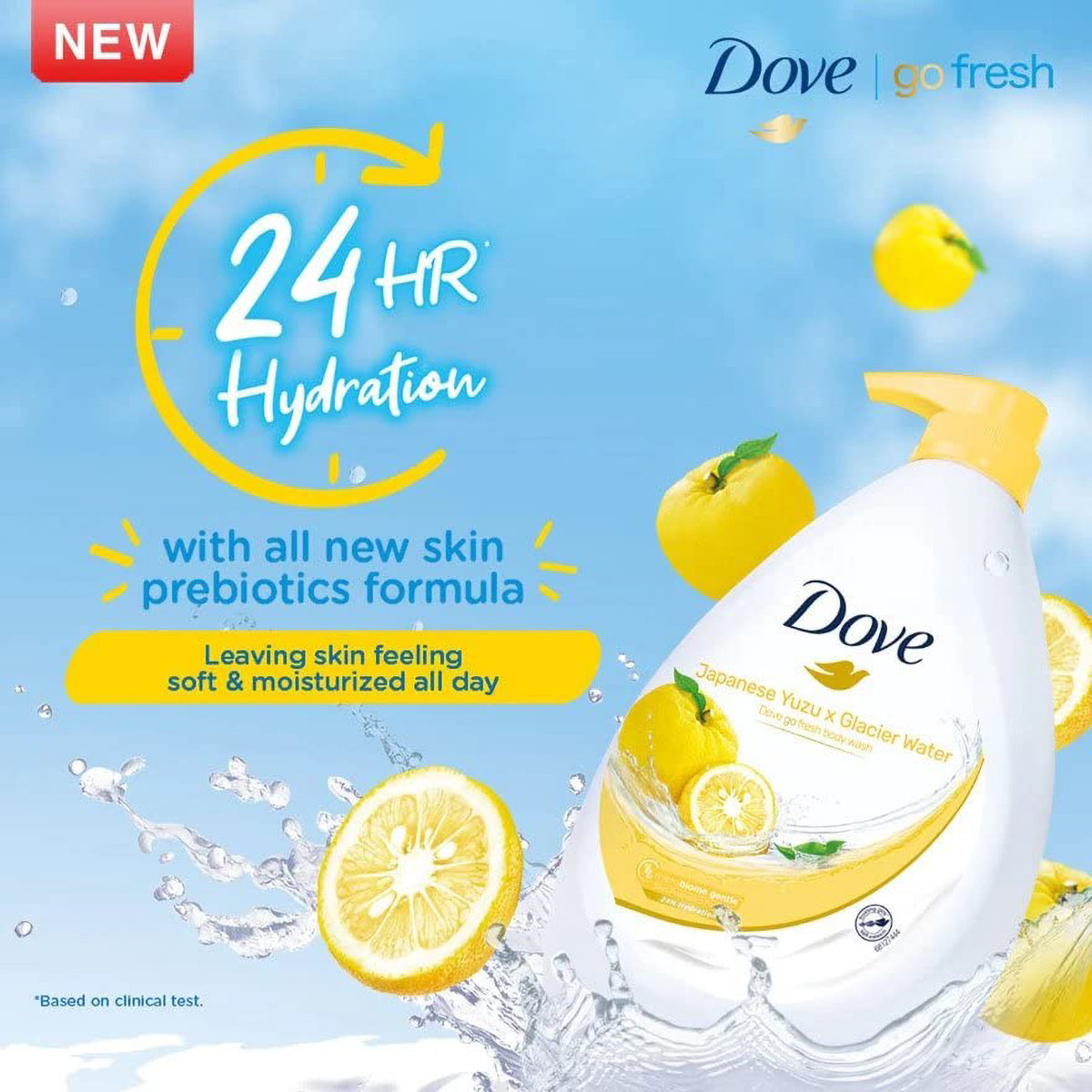 Dove Japanese Yuzu x Glacier Waters Go Fresh Body Wash 1 Litre | Provides 24Hr Hydration | Microbiome Gentle Technology | Gentle Cleansing | For Refresh & Hydrated Skin, Pack of 1 Dove Japanese Yuzu x Glacier Waters Go Fresh Body Wash 1 Litre | Provides 24Hr Hydration | Microbiome Gentle Technology | Gentle Cleansing | For Refresh & Hydrated Skin, Pack of 1