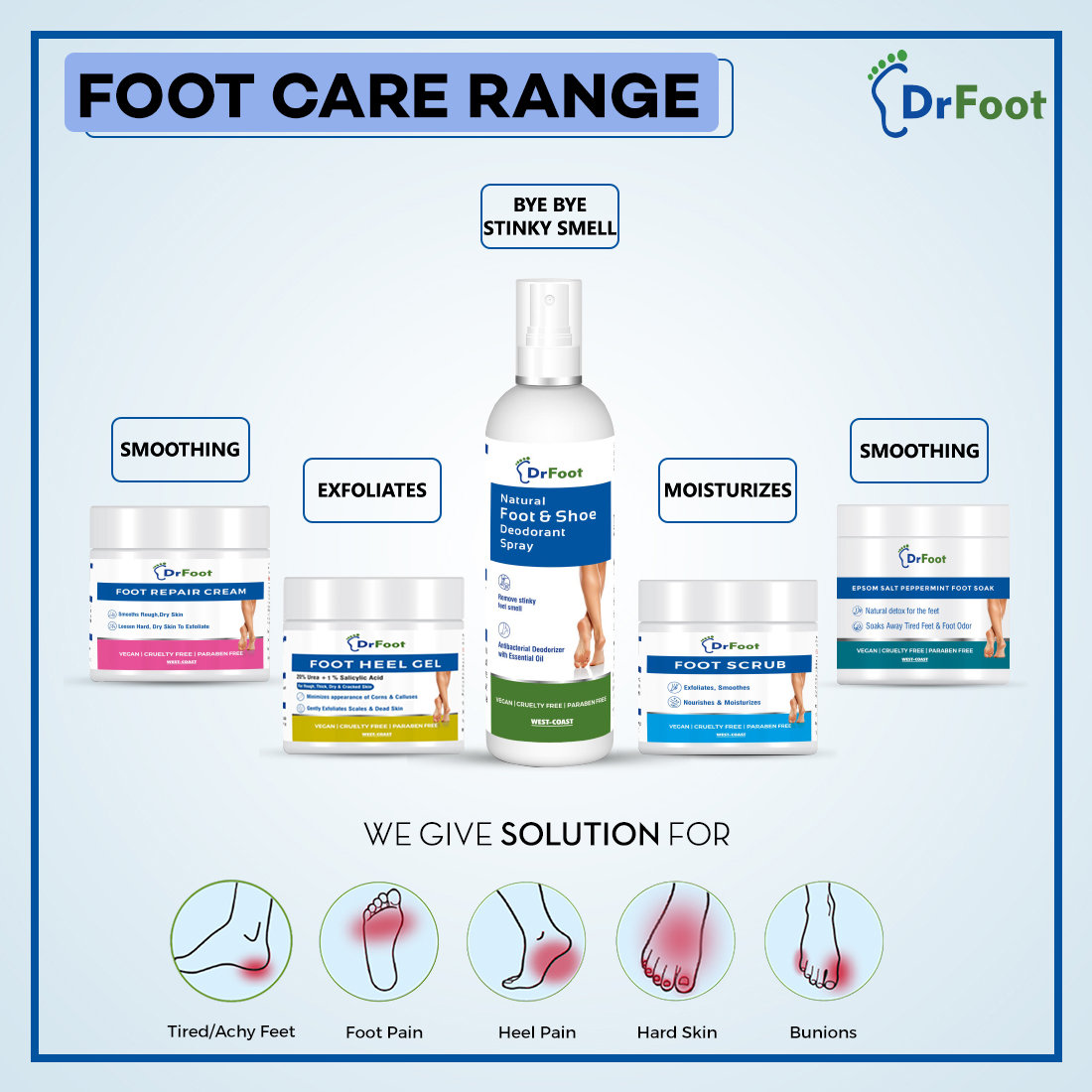 Dr Foot Foot Heel Gel 100 gm | Urea & Salicyic Acid | Gently Exfoliates Dead Cells & Scales | Reduces Corn & Calluses | For Rough, Thick, Dry & Cracked Feet, Pack of 1 Dr Foot Foot Heel Gel 100 gm | Urea & Salicyic Acid | Gently Exfoliates Dead Cells & Scales | Reduces Corn & Calluses | For Rough, Thick, Dry & Cracked Feet, Pack of 1