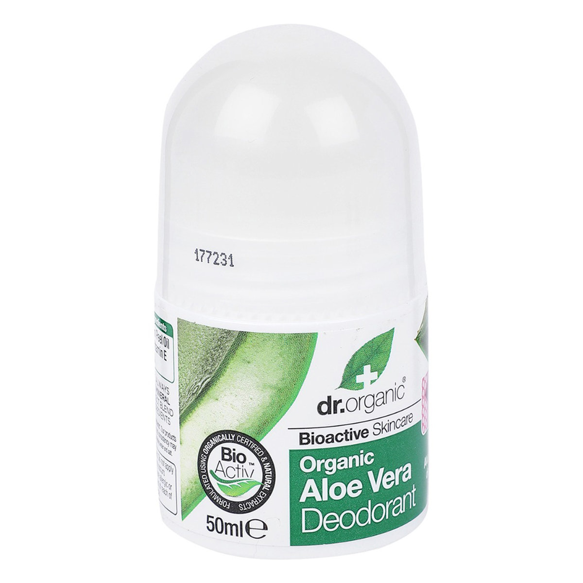 Dr. Organic Aloe Vera Deodorant Roll-On, 50 ml, Pack of 1 Dr. Organic Aloe Vera Deodorant Roll-On, 50 ml, Pack of 1
