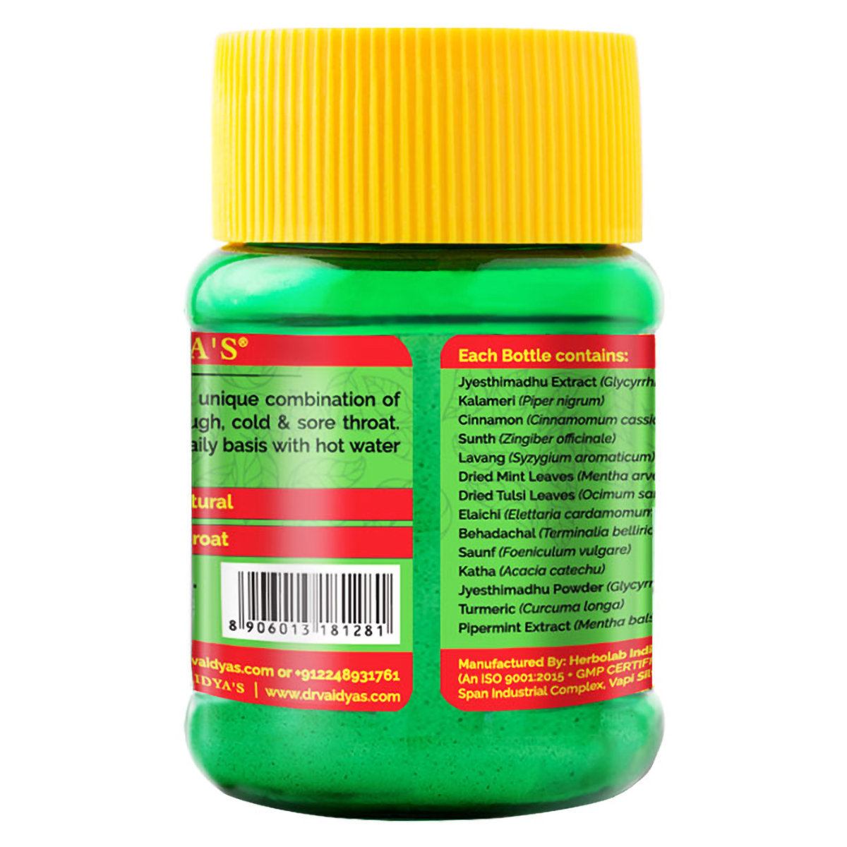 Dr. Vaidya's Huff 'n' Kuff Ayurvedic Kadha, 100 gm (2x50 gm), Pack of 1 Dr. Vaidya's Huff 'n' Kuff Ayurvedic Kadha, 100 gm (2x50 gm), Pack of 1