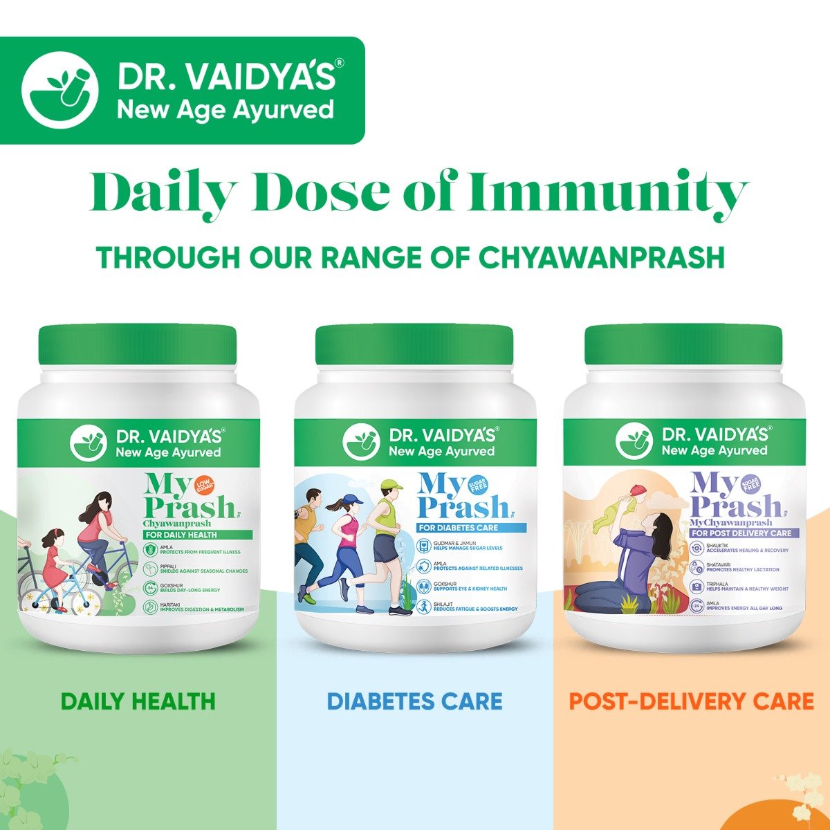 DR. Vaidya's My Prash Chyawanprash for Daily Health, 1 Kg, Pack of 1 DR. Vaidya's My Prash Chyawanprash for Daily Health, 1 Kg, Pack of 1