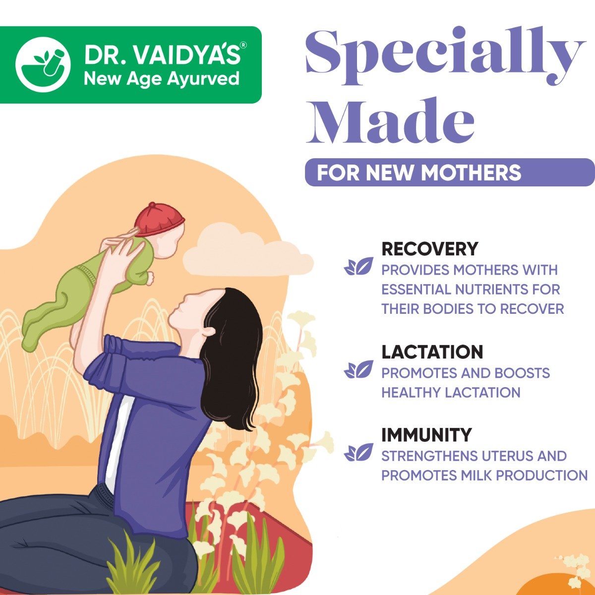 DR. Vaidya's My Prash Chyawanprash for Post Delivery Care, 500 gm, Pack of 1 DR. Vaidya's My Prash Chyawanprash for Post Delivery Care, 500 gm, Pack of 1