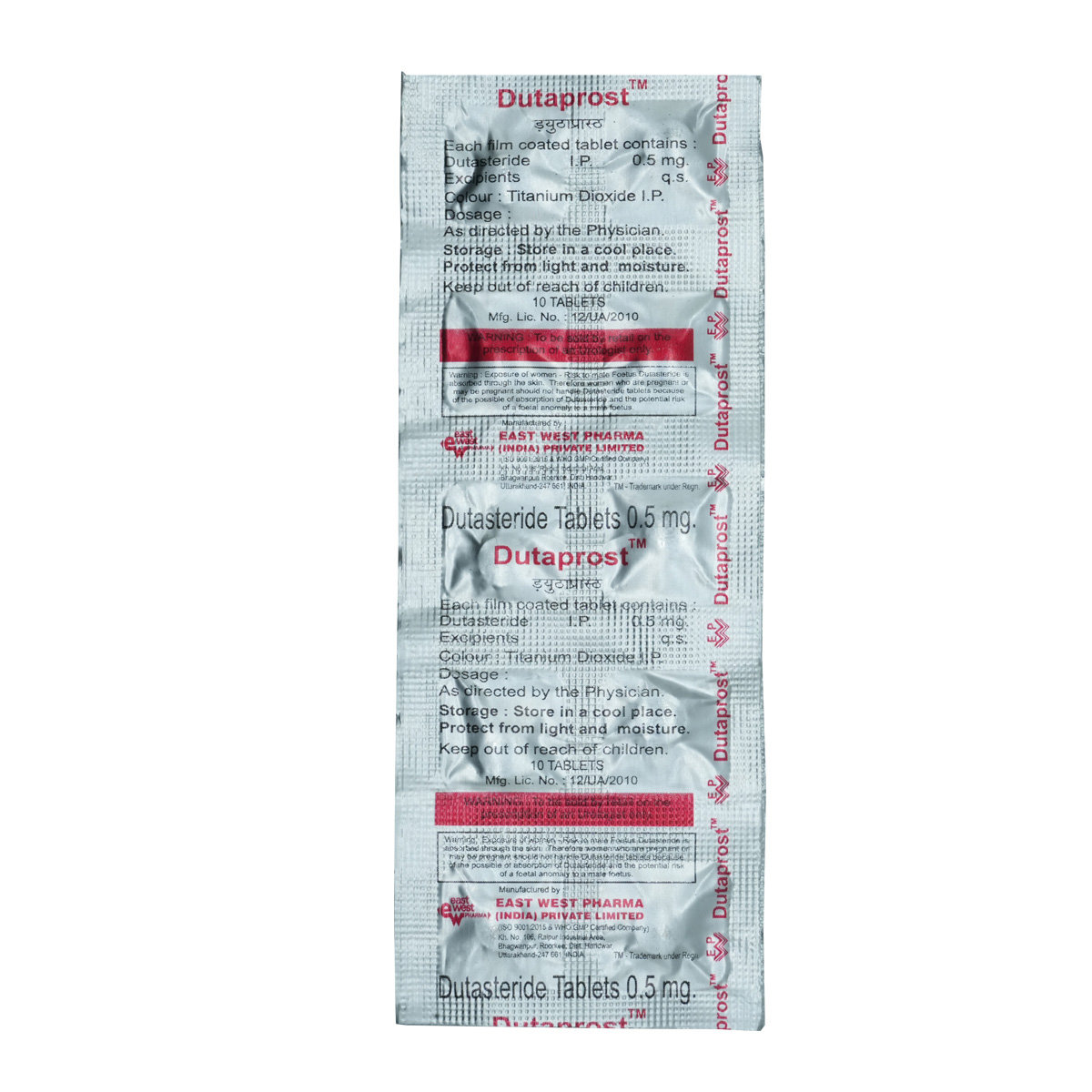 Dutaprost Tablet 10's, Pack of 10 TabletS Dutaprost Tablet 10's, Pack of 10 TabletS