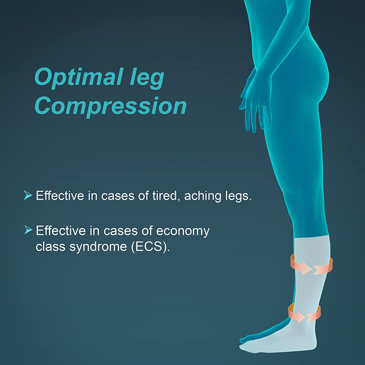 DVT Stockings Knee Medium, 1 Pair, Pack of 1 DVT Stockings Knee Medium, 1 Pair, Pack of 1