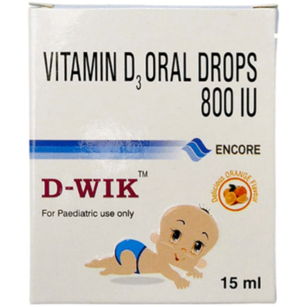 D-Wik 800IU Drops 15 ml, Pack of 1 D-Wik 800IU Drops 15 ml, Pack of 1