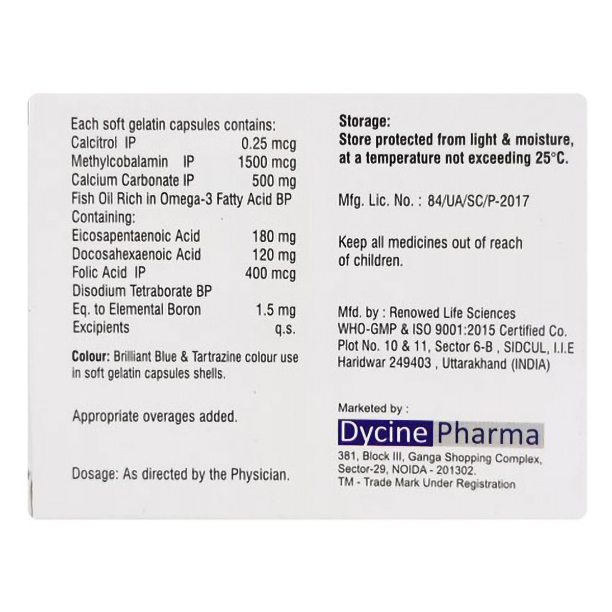Dycical Max Softgel Capsule 10's, Pack of 10 Dycical Max Softgel Capsule 10's, Pack of 10