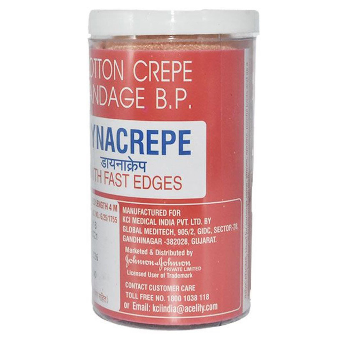 Dynacrepe Cotton Crepe Bandage 10cm x 4m, 1 Count, Pack of 1 Dynacrepe Cotton Crepe Bandage 10cm x 4m, 1 Count, Pack of 1