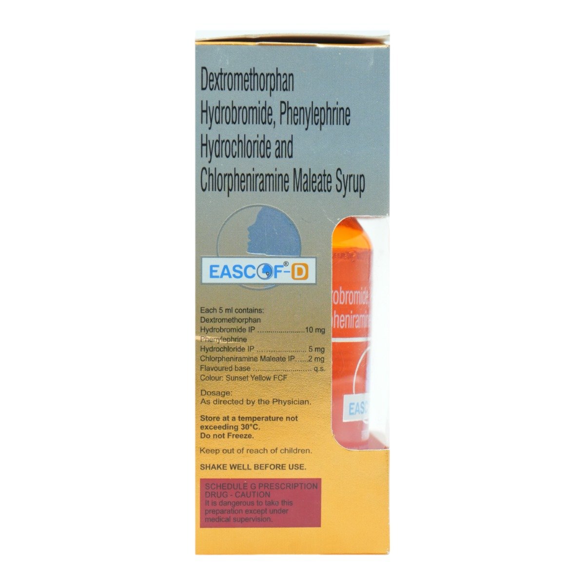 Eascof-D Sugar Free Mixed Fruit Syrup 100 ml, Pack of 1 LIQUID Eascof-D Sugar Free Mixed Fruit Syrup 100 ml, Pack of 1 LIQUID