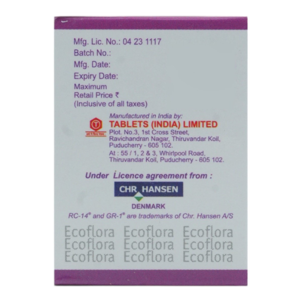 Ecoflora Capsule 10's, Pack of 10 CAPSULES Ecoflora Capsule 10's, Pack of 10 CAPSULES