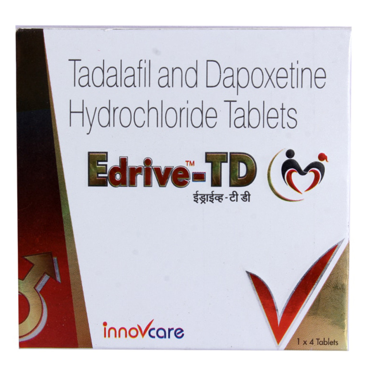 Edrive TD Tablet 4's, Pack of 4 Edrive TD Tablet 4's, Pack of 4