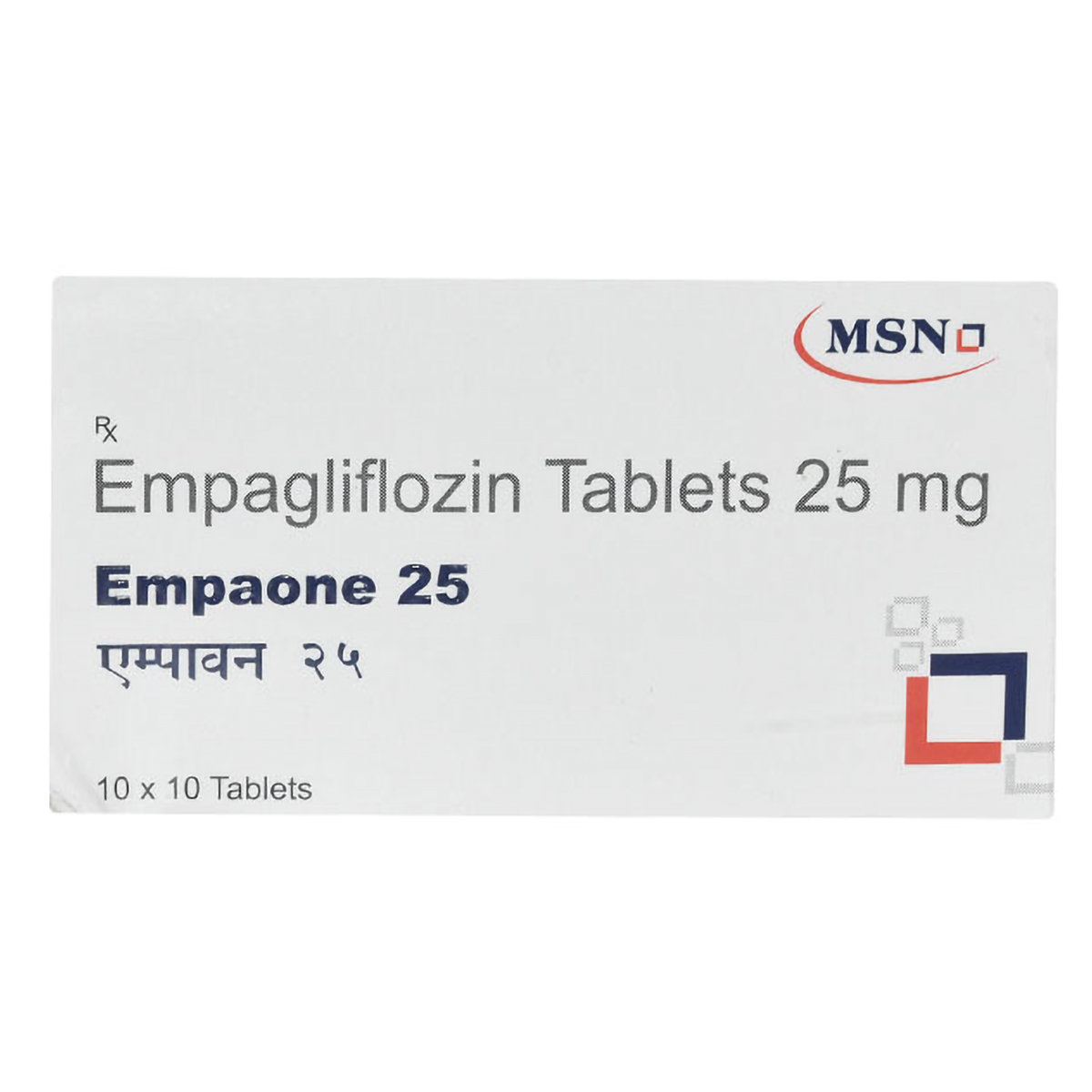 Empaone 25 Tablet 10's, Pack of 10 TABLETS Empaone 25 Tablet 10's, Pack of 10 TABLETS