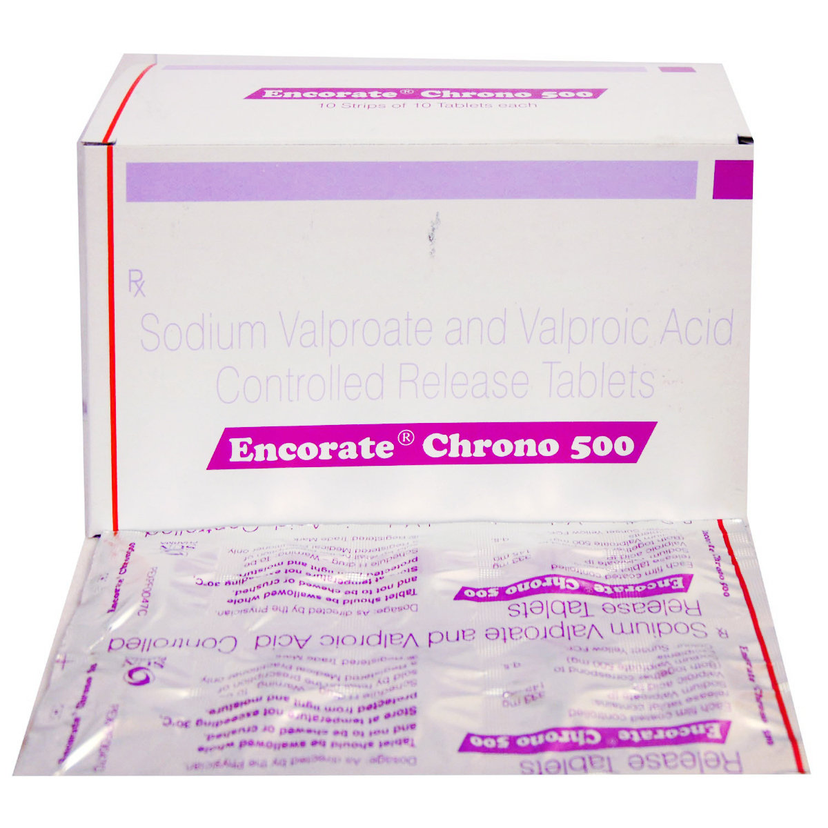 Encorate Chrono 500 Tablet 10's, Pack of 10 TABLETS Encorate Chrono 500 Tablet 10's, Pack of 10 TABLETS