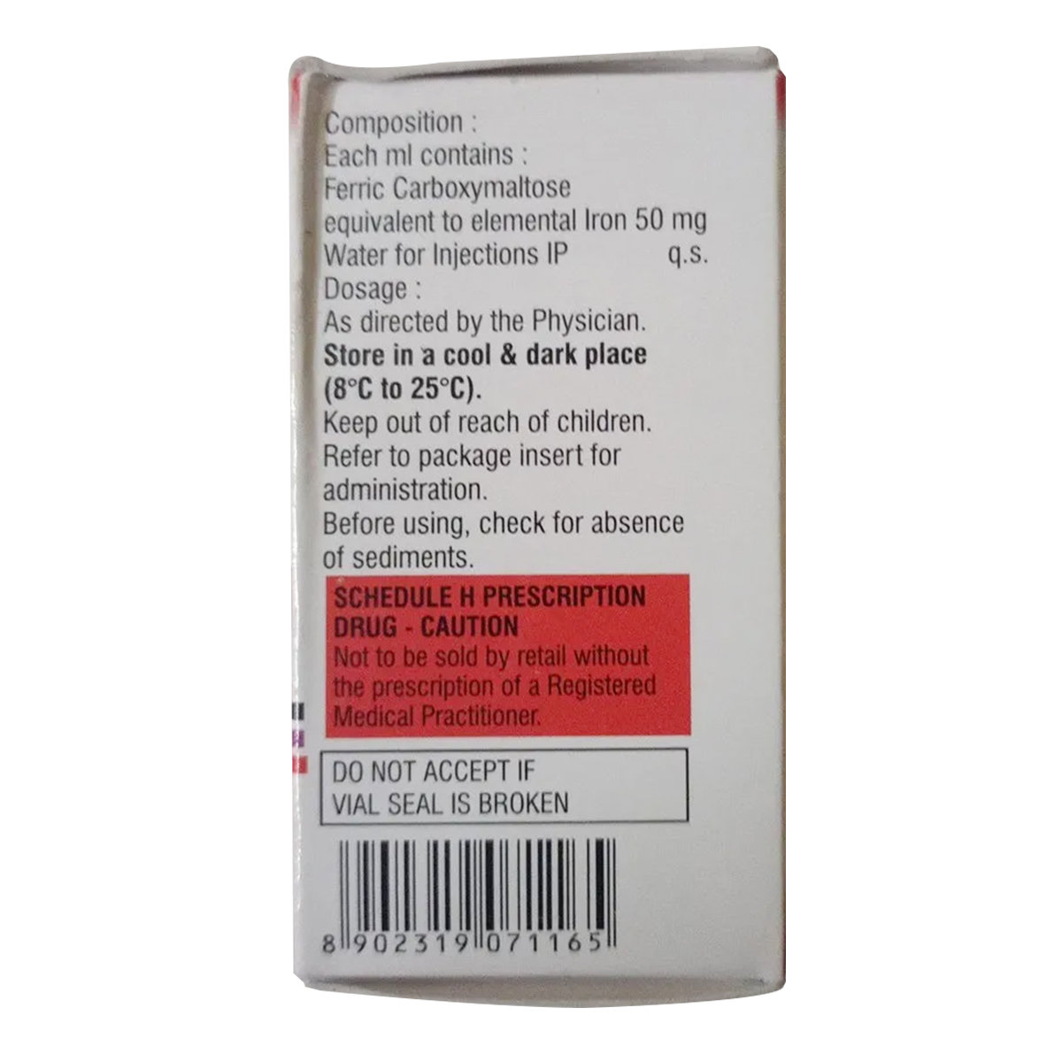 Encicarb 1K Injection 20 ml, Pack of 1 INJECTION Encicarb 1K Injection 20 ml, Pack of 1 INJECTION