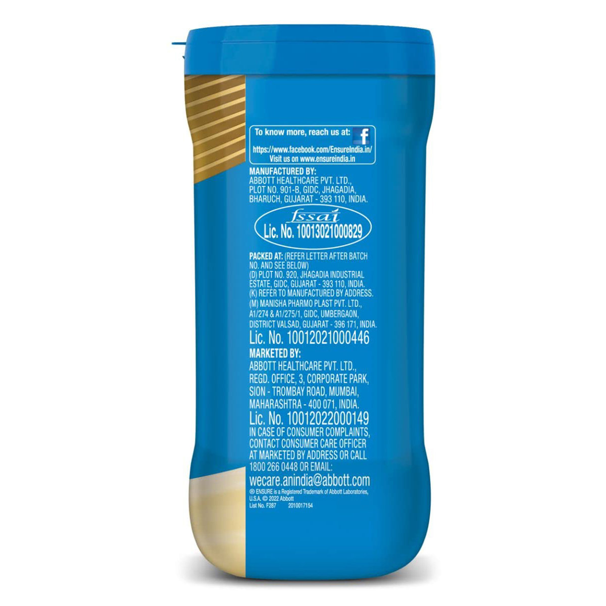 Ensure Plus Complete, Balanced Nutrition Vanilla Flavour Powder for Adults Now with HMB, 400 gm, Pack of 1 Ensure Plus Complete, Balanced Nutrition Vanilla Flavour Powder for Adults Now with HMB, 400 gm, Pack of 1